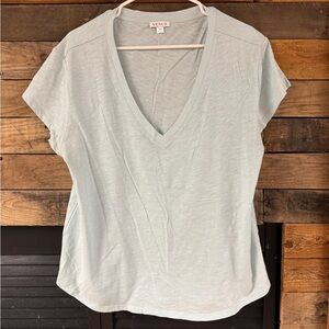VENUS Light Blue V-Neck Women's Tee